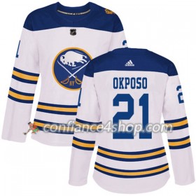 Adidas Maillot de Hockey Buffalo Sabres Kyle Okposo 21 2018 Winter Classic Blanc Authentic - Femme